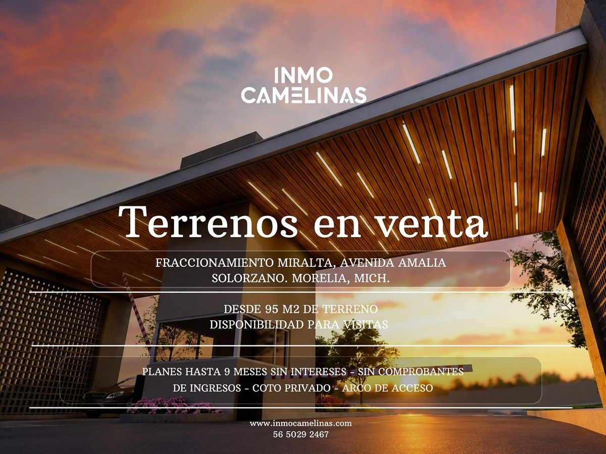Terrenos à Venda em Miralta, Av. Amalia Solorzano, Morelia, Michoacán, foto 1 de 4