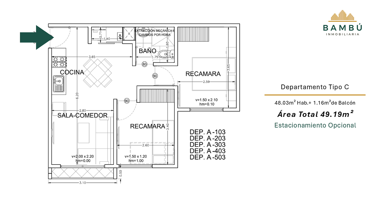 Apartment in Del Recreo, Azcapotzalco, photo 16 of 38