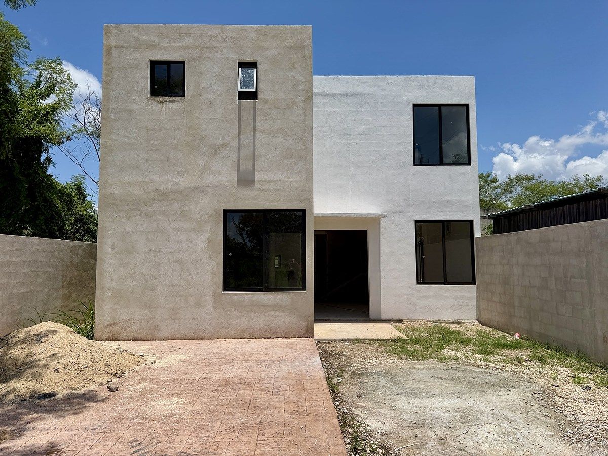 Casa à venda em Dzityá, 3 quartos + Piscina, entrega em agosto de 2026, Casa Oliva, foto 1 de 14