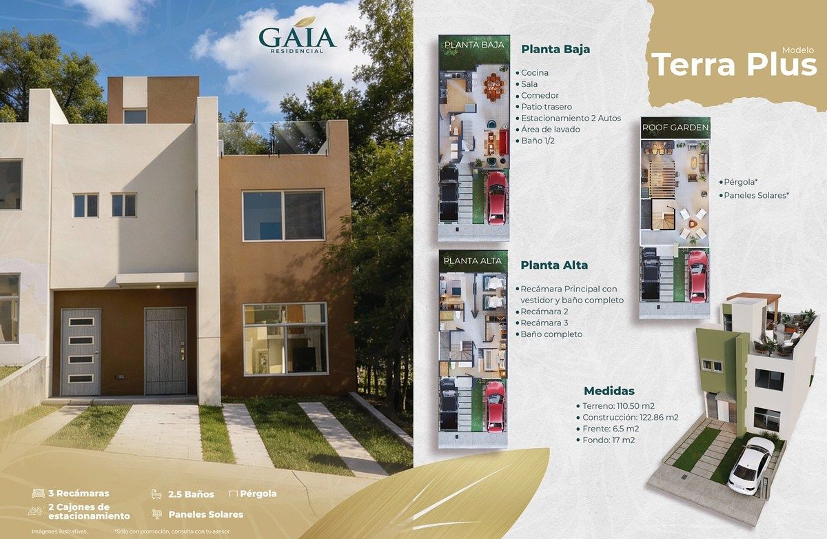 🏡 VENTA' GAIA RESIDENCIAL | MODELO TERRA PLUS, foto 1 de 4
