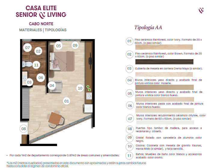 Apartamento em Cabo Norte, Mérida, foto 7 de 7