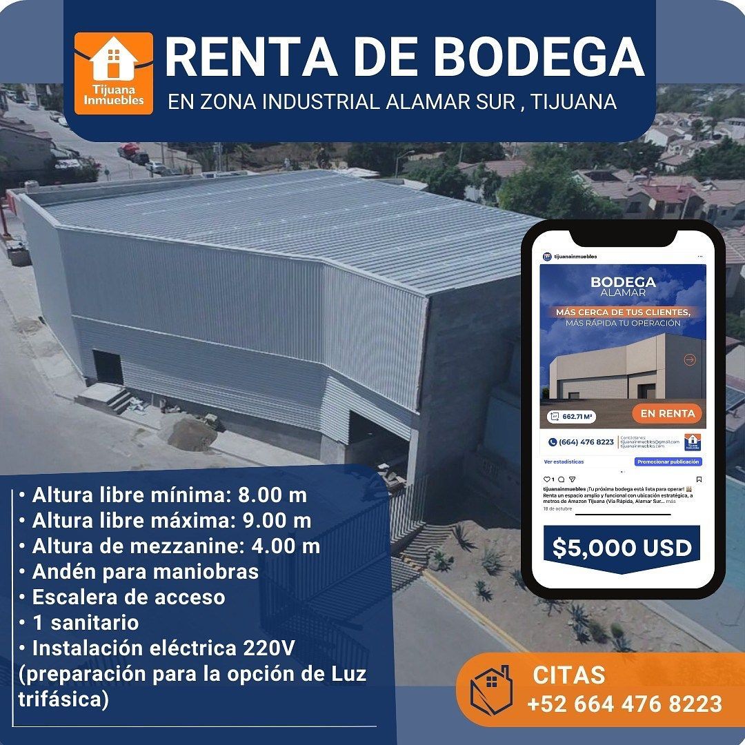 Bodega comercial en Urbiquinta Marsella, Tijuana, foto 6 de 7