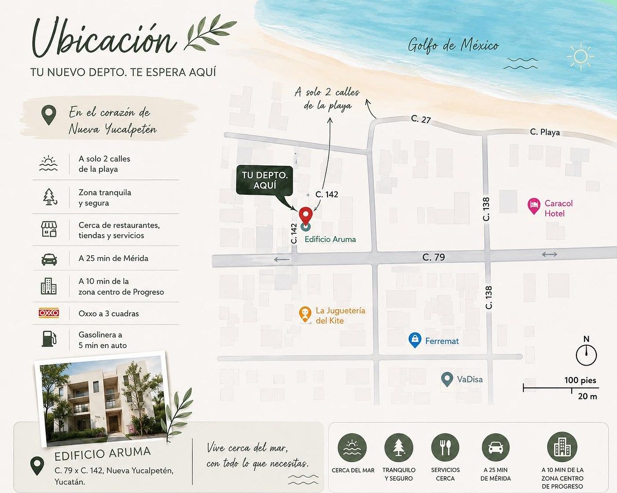Departamento en Nueva Yucalpeten, Progreso, foto 31 de 31