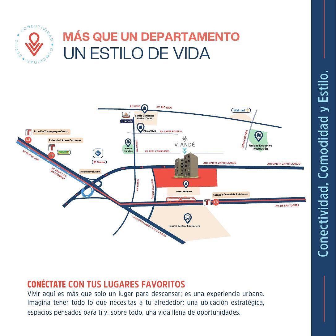 Departamento Ópalo en Viandé, Tlaquepaque - foto 4