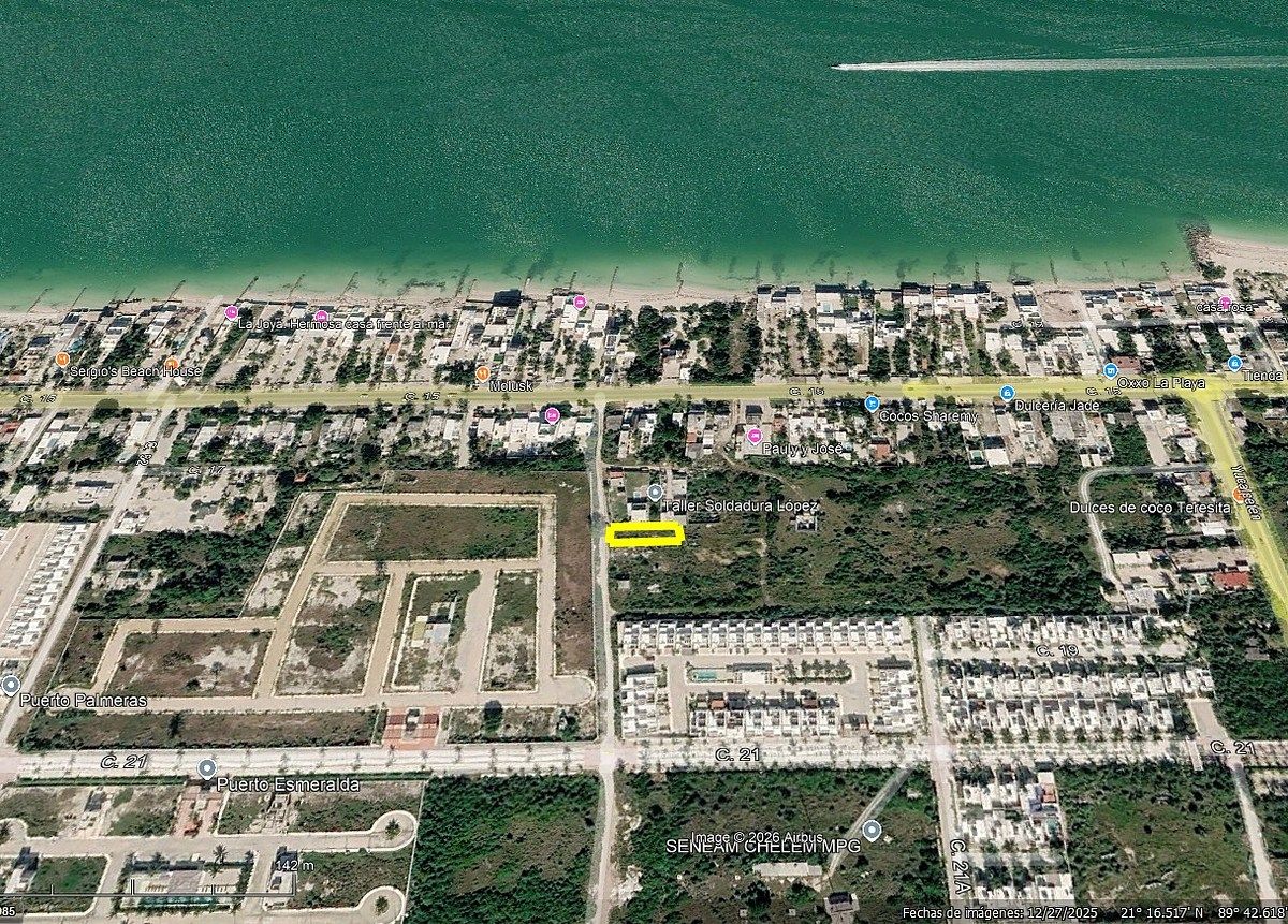 Lote em Chelem, Progreso, foto 3 de 8