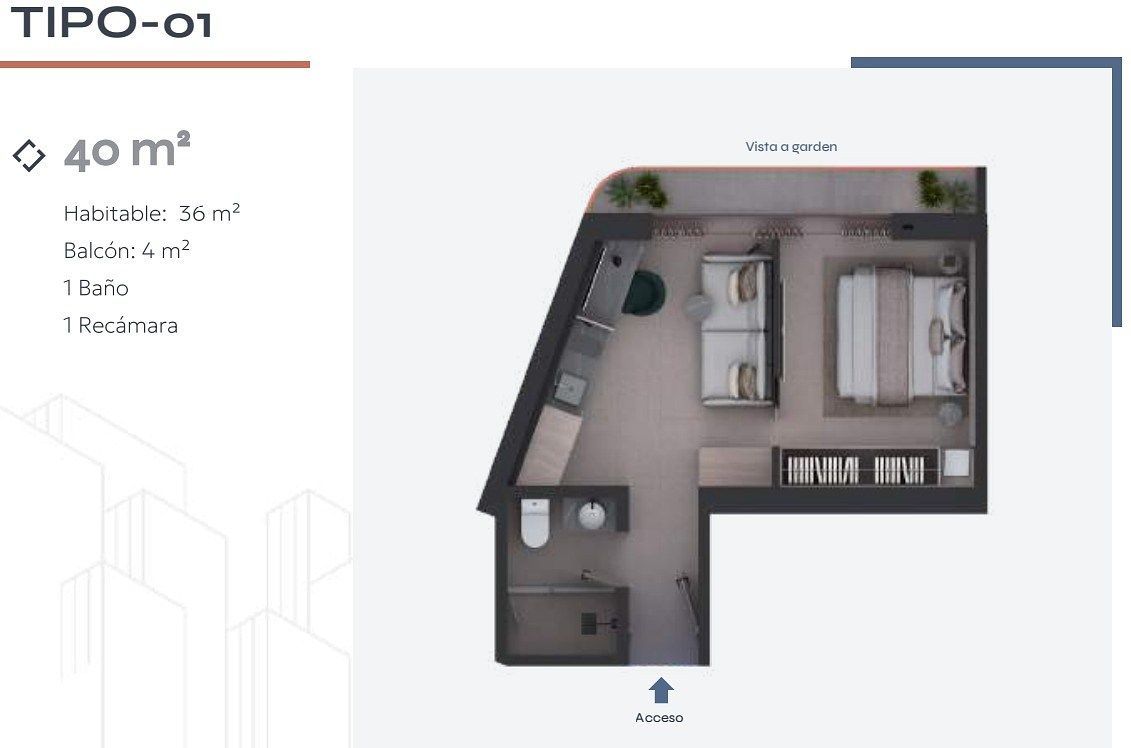 Apartamento em Juárez, Cuauhtémoc, foto 7 de 14