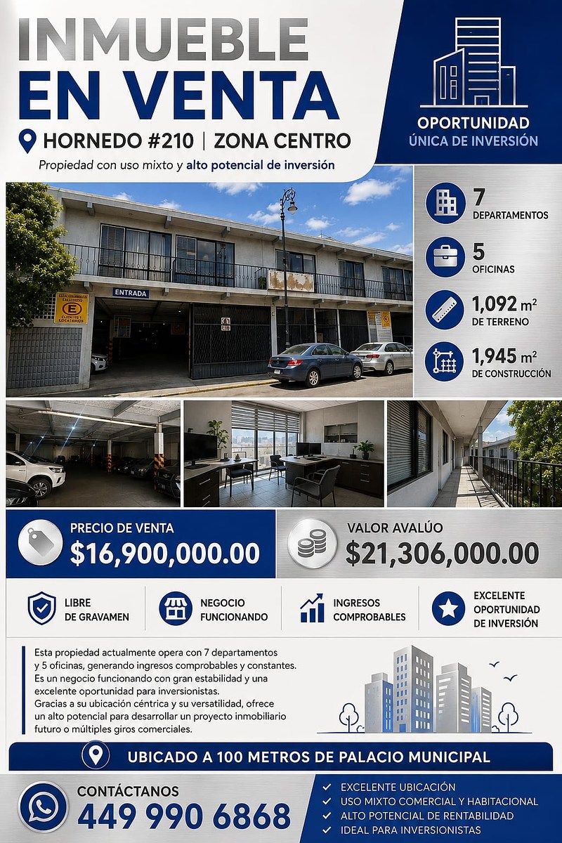 INMUEBLE EN VENTA ZONA CENTRO, foto 1 de 1