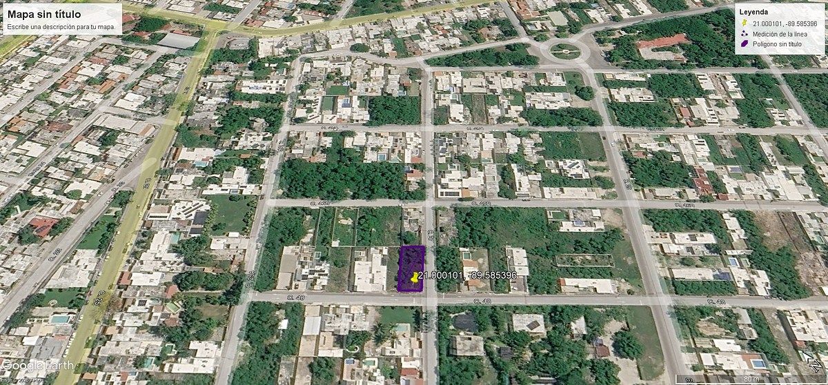 Terreno en venta en esquina en Nuevo Yucatán, Mérida — 426 m², doble frente, inv, foto 1 de 8
