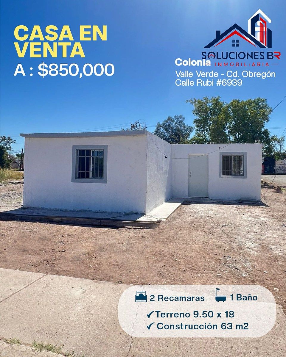 Casa en venta en Col. Valle Verde, foto 1 de 4