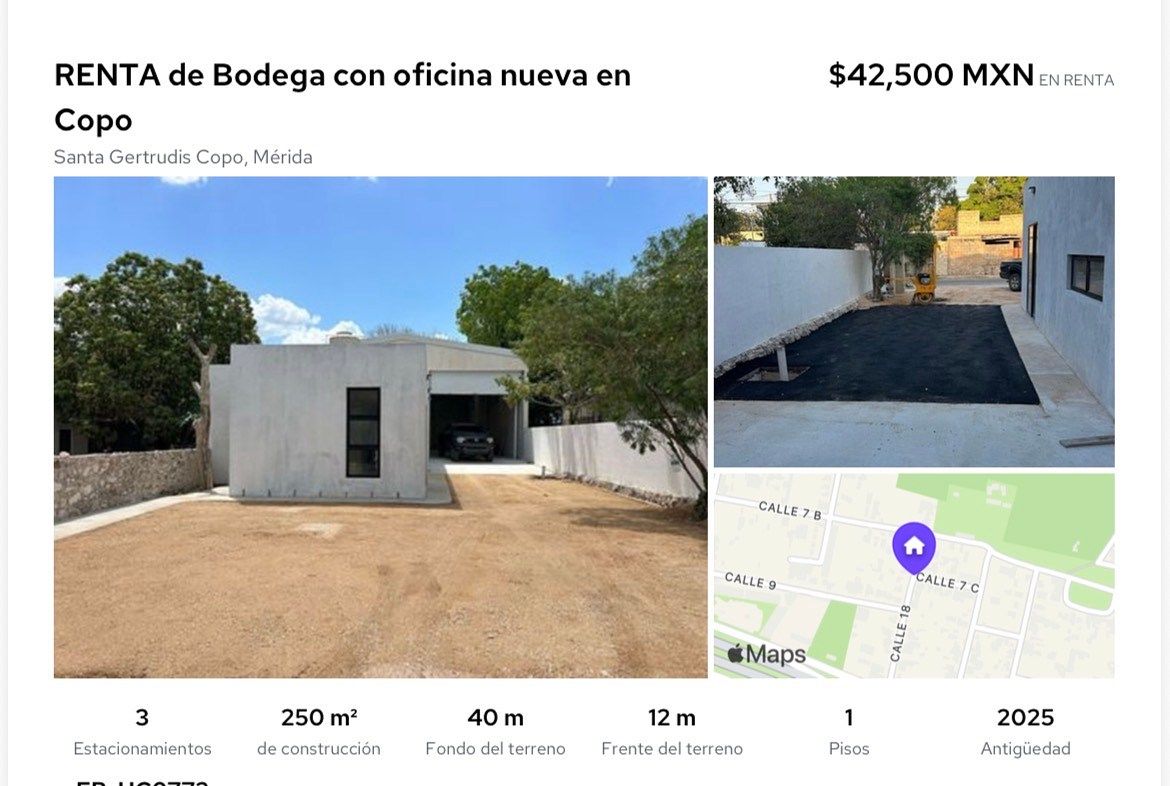 Armazém para Aluguel em Santa Gertrudis Copó, foto 1 de 3