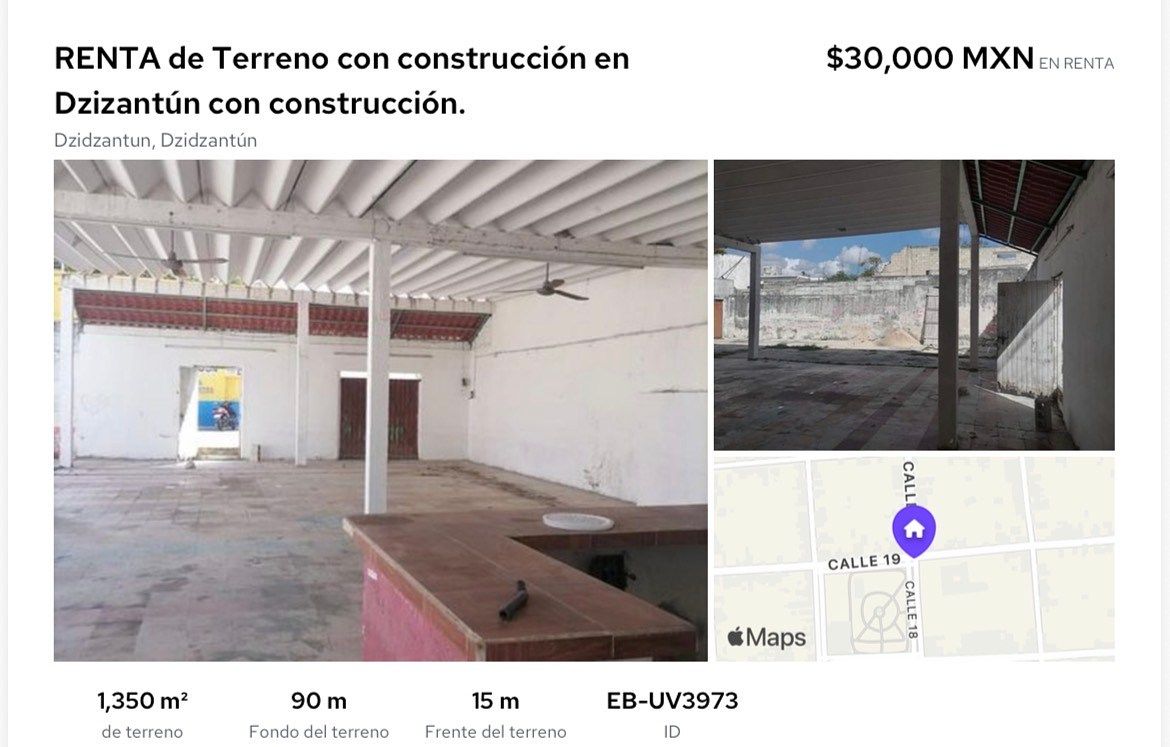 Bodega comercial en Dzidzantun, foto 1 de 3