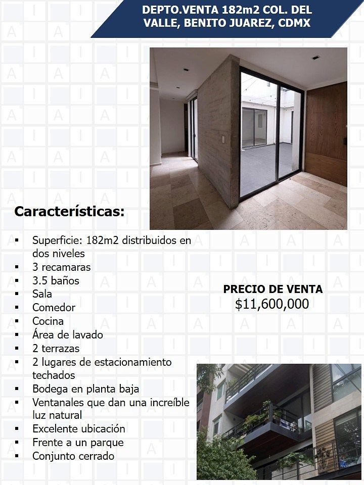 Apartment in Del Valle Centro, Benito Juárez, photo 2 of 6