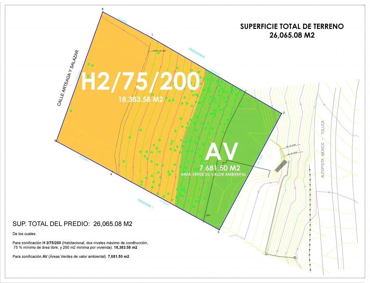 Lot in Cuajimalpa, Cuajimalpa de Morelos, photo 3 of 13