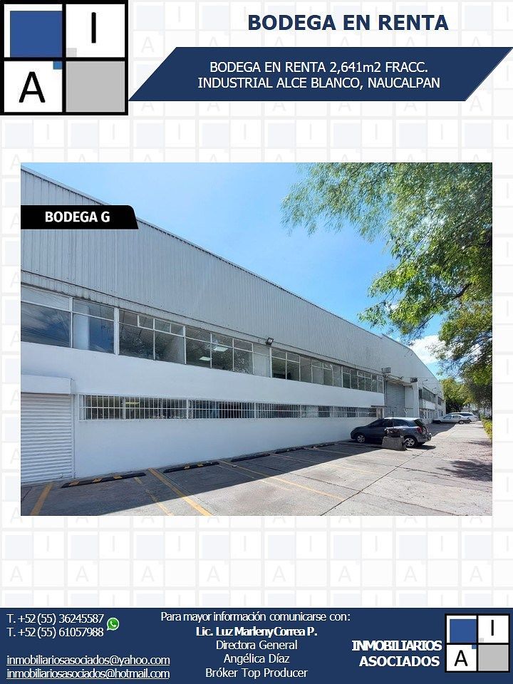 ¡BODEGA EN RENTA! FRACC. INDUSTRIAL ALCE BLANCO, NAUCALPAN ESTADO DE MEXICO, foto 1 de 5