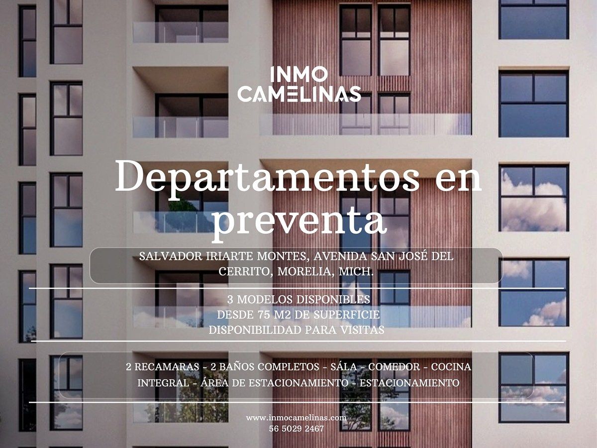 Apartamentos em pré-venda em San José del Cerrito, Morelia, Mich., foto 1 de 11