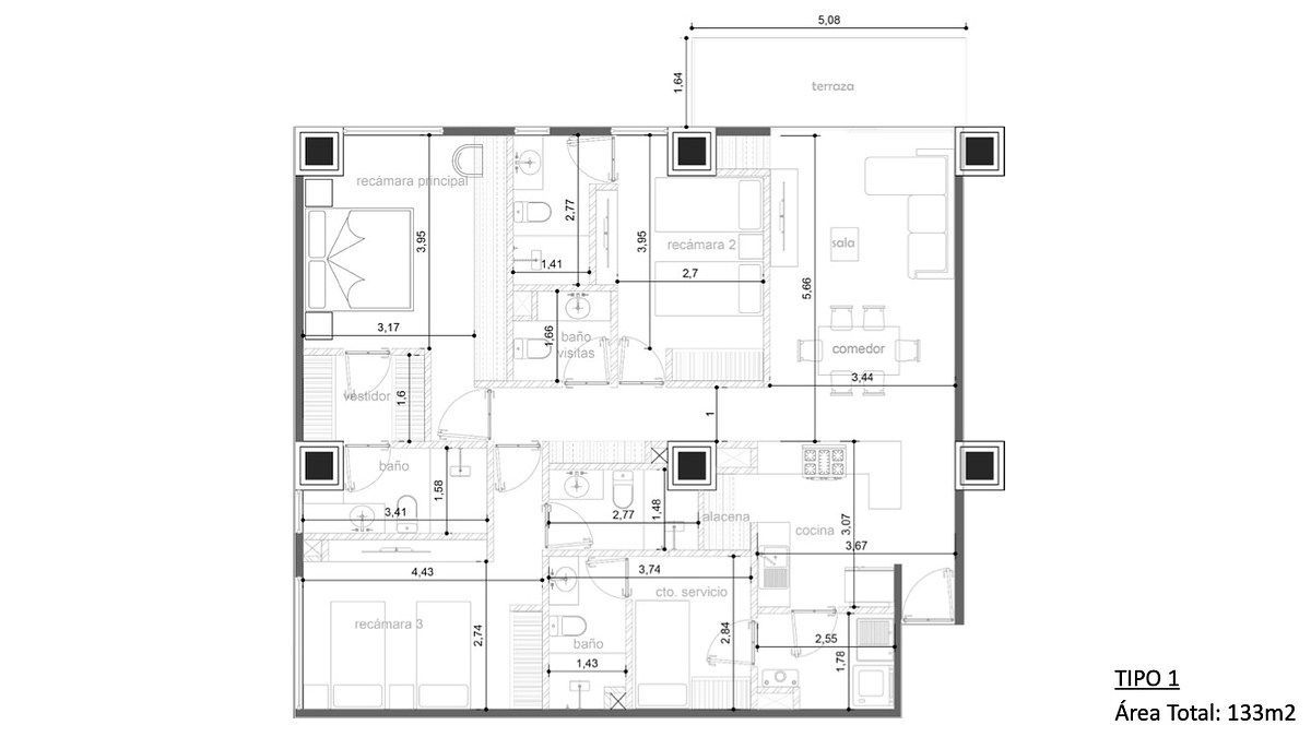 Apartamento em Interlomas, Huixquilucan, foto 12 de 14