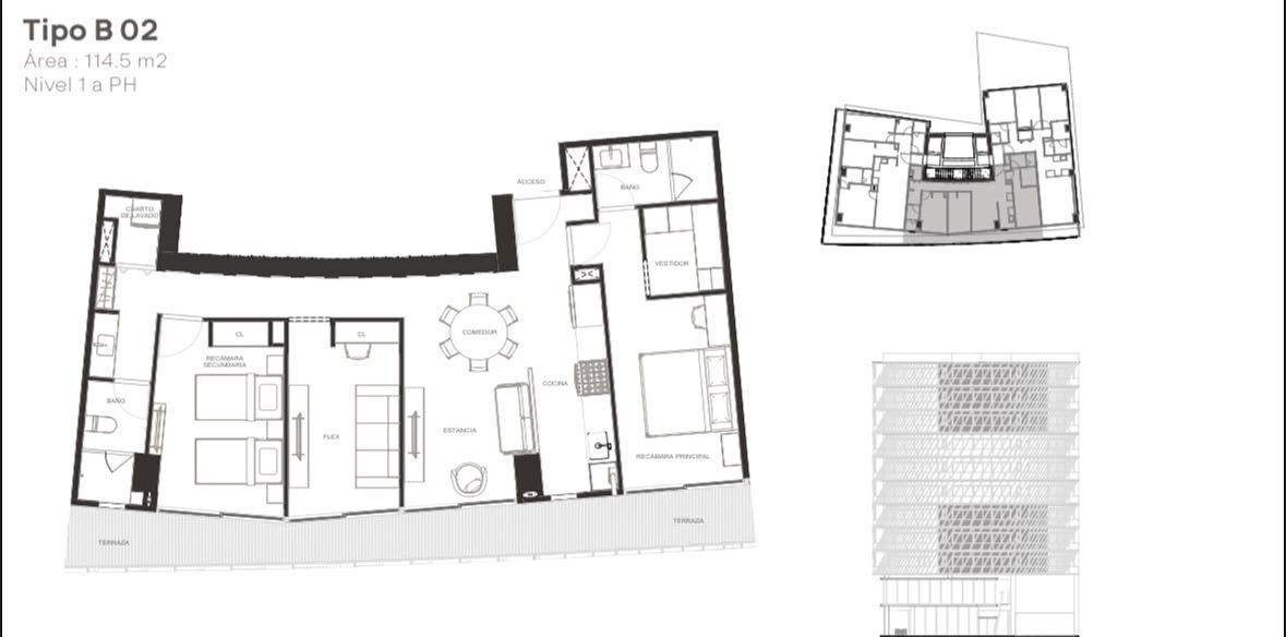 Apartamento em Hipódromo, Cuauhtémoc, foto 5 de 6
