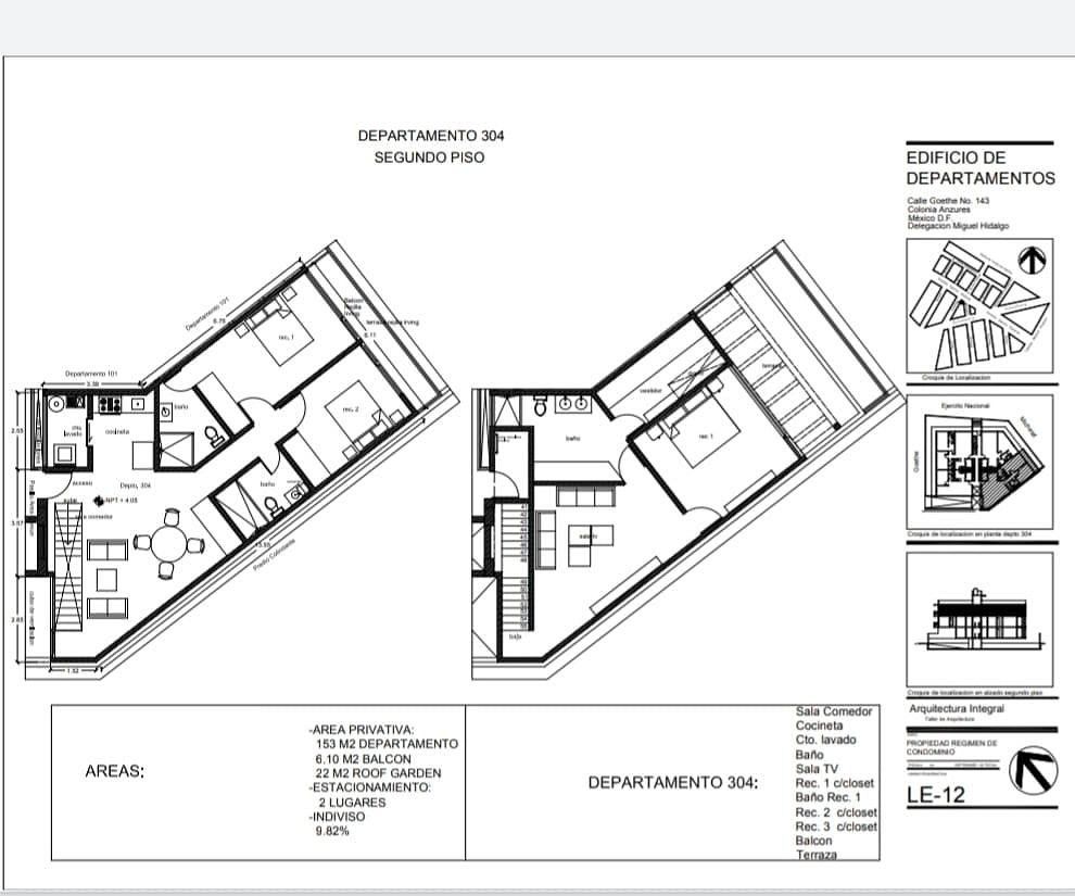 Apartment in Anzures, Miguel Hidalgo, photo 25 of 26