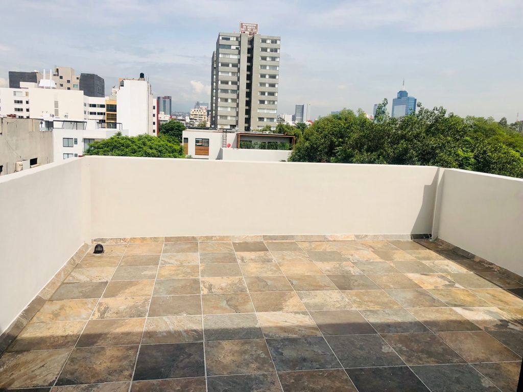Alugue um apartamento com terraço na colônia Del Valle, foto 1 de 9
