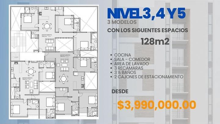 Apartment in Villas del Pedregal, San Luis Potosí, photo 5 of 7