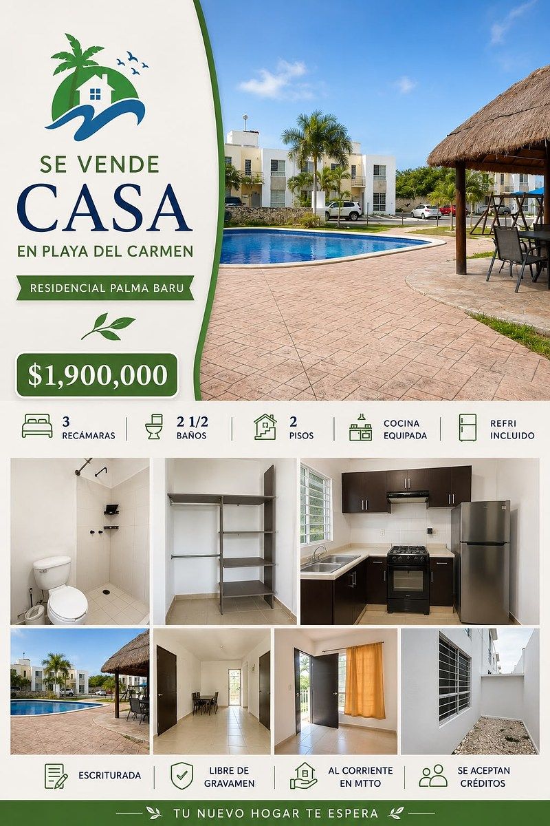 House in Las Palmas, Playa del Carmen, photo 28 of 28