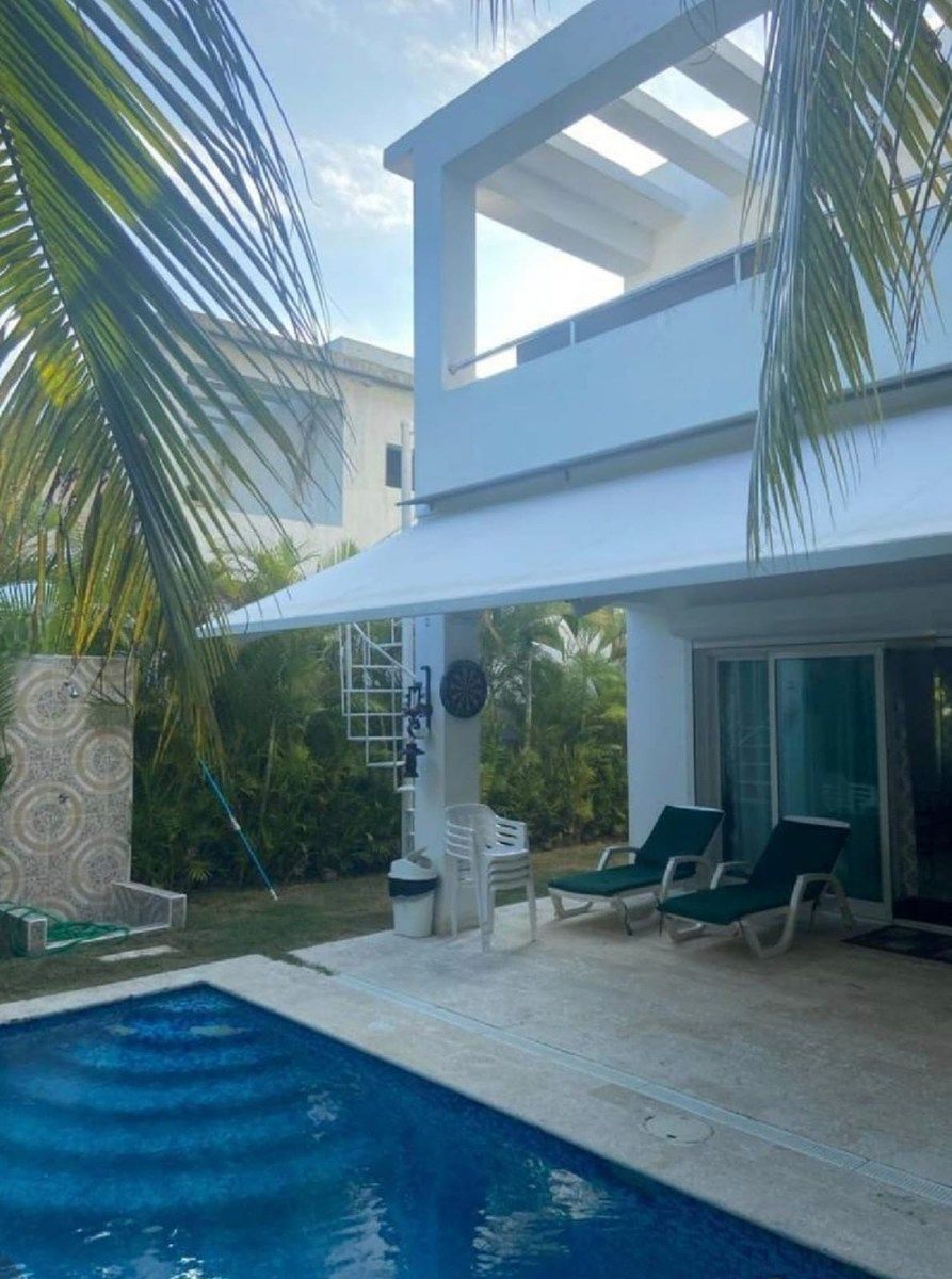 🌴 Villa Dúplex Amueblada con Piscina Privada 🏡 | Playa Nueva Romana, foto 1 de 16