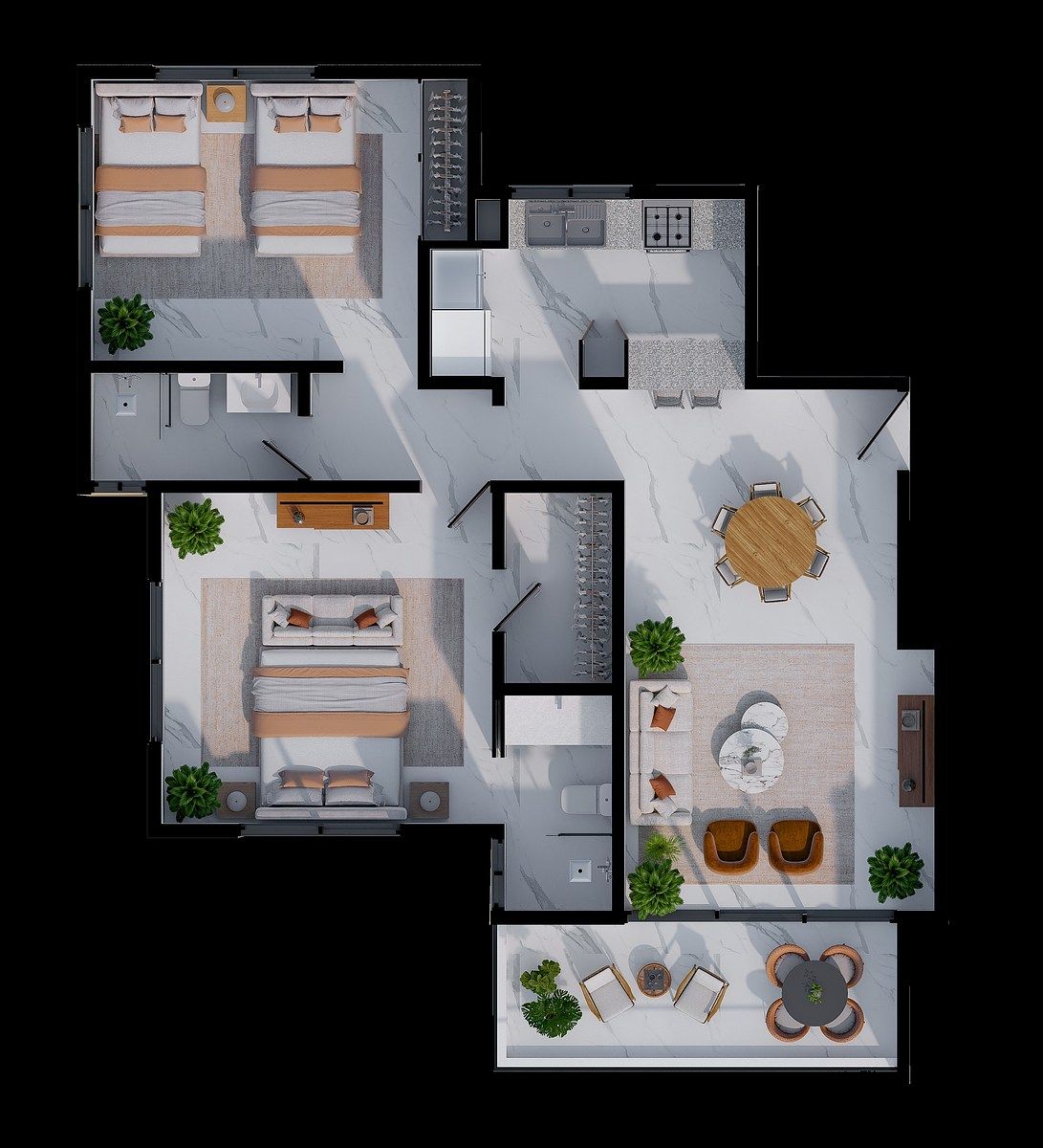 Apartamento en Las Terrenas, foto 6 de 7