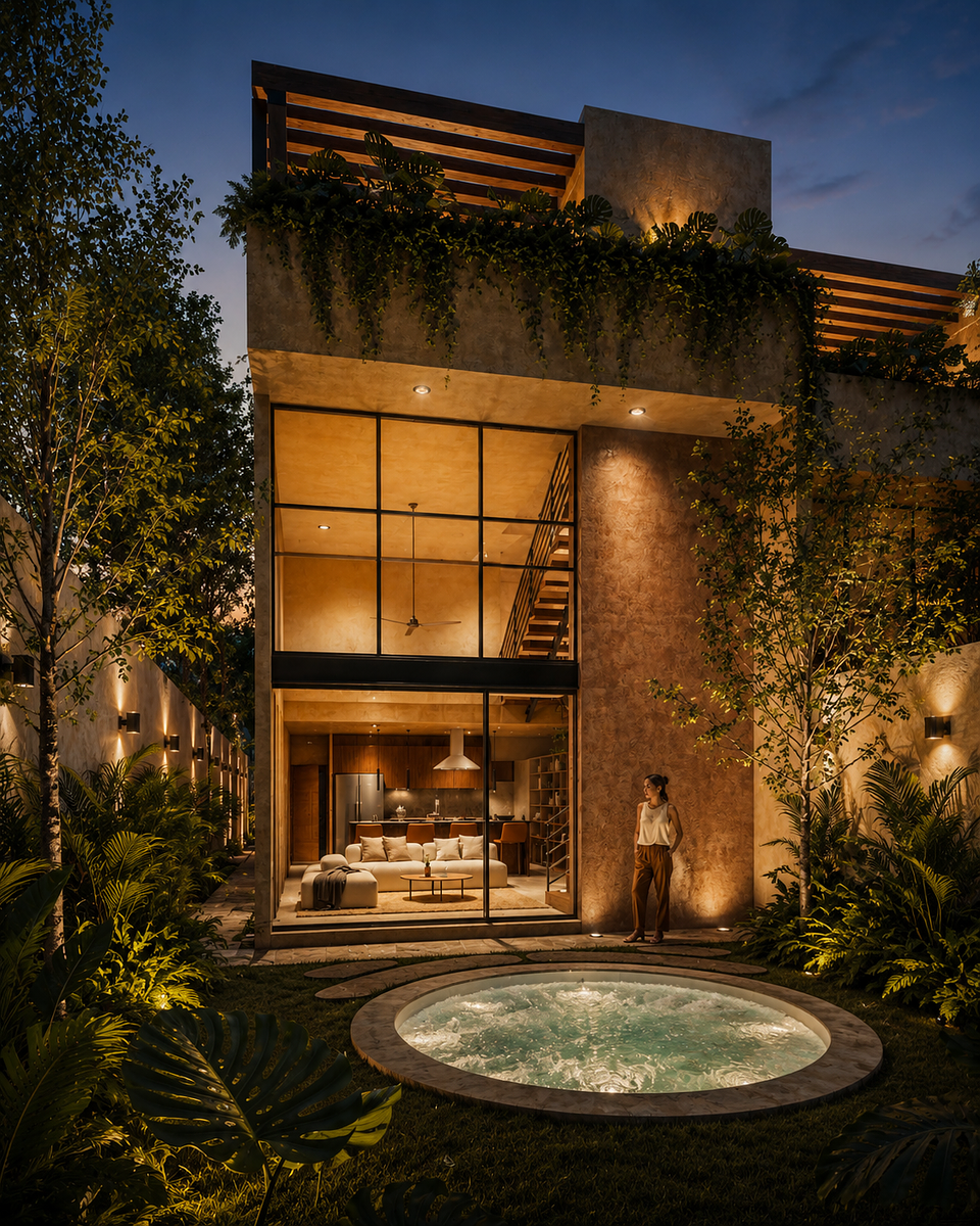 Boutique residence with pool and roof garden in Dzityá - foto 3