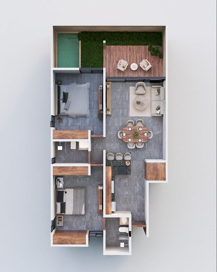 Apartamento em Temozón Norte, Mérida, foto 2 de 7