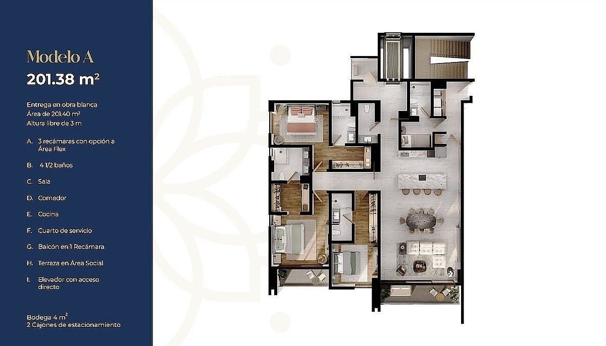 Apartamento em Del Valle, San Pedro Garza García, foto 8 de 9