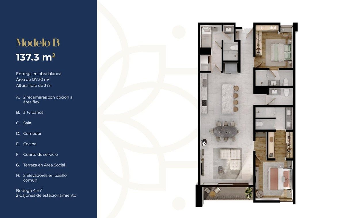 Apartamento em Del Valle, San Pedro Garza García, foto 7 de 9