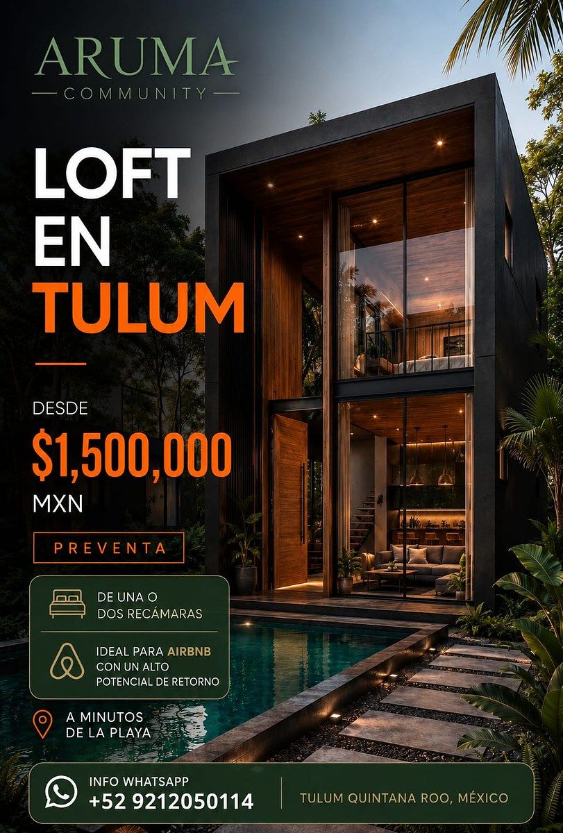 Casa en Akumal, Tulum, foto 3 de 6