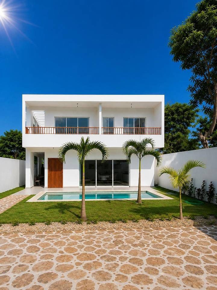 Las Terrenas - Villa amueblada con piscina privada, foto 1 de 16