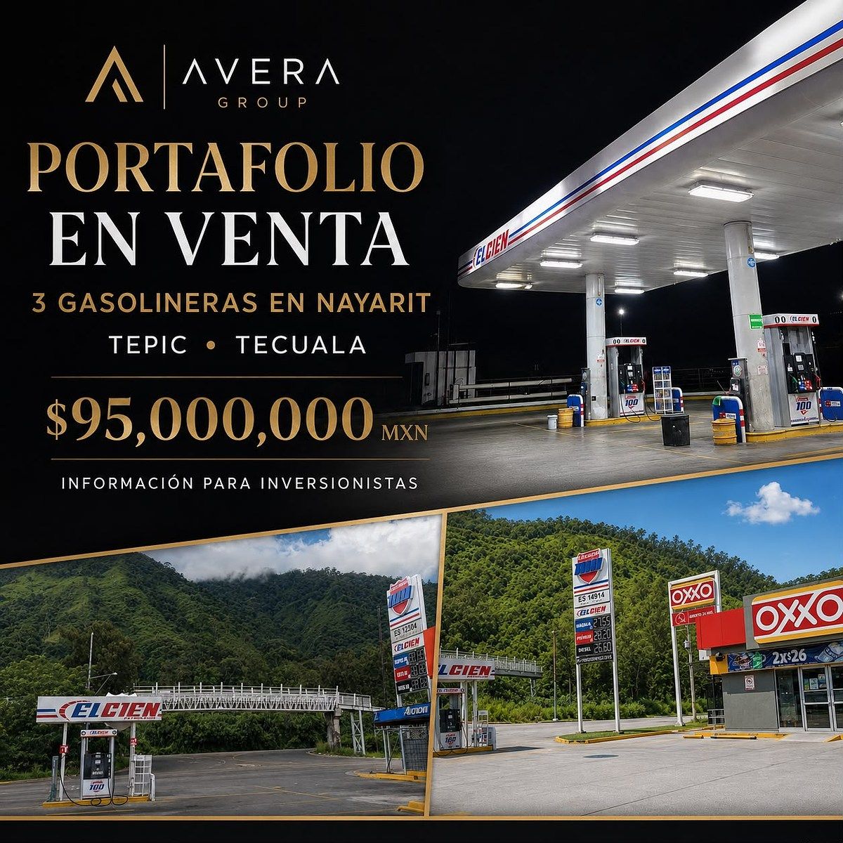 VENDA DE PORTFÓLIO: 3 POSTOS DE GASOLINA EM NAYARIT, foto 1 de 5