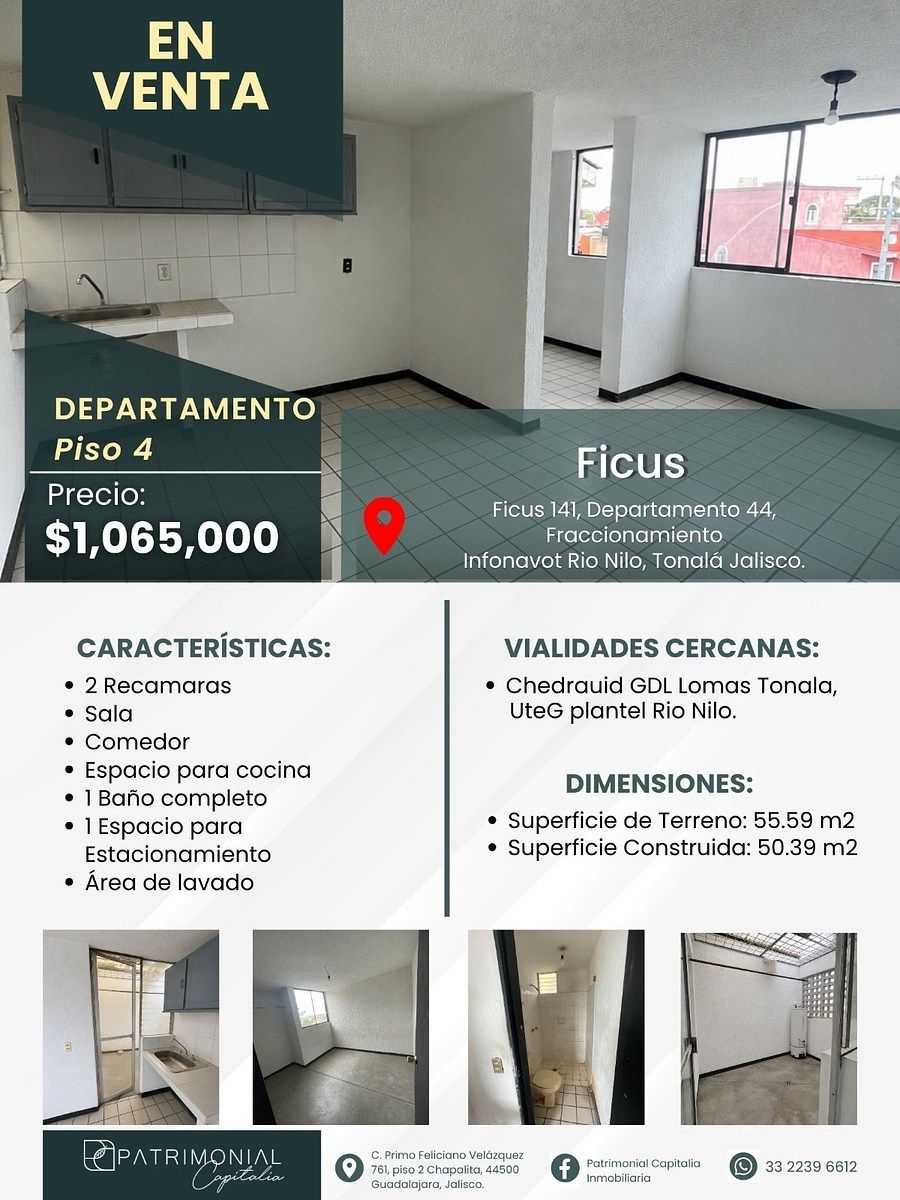 Apartment in INFONAVIT Río Nilo, Tonalá, photo 2 of 2