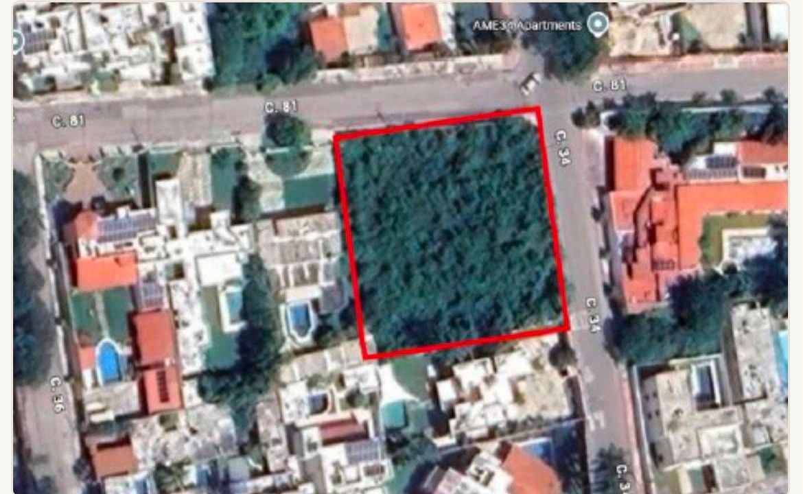 Corner lot with 1,655 m² for sale in Montes de Amé, photo 1 of 3