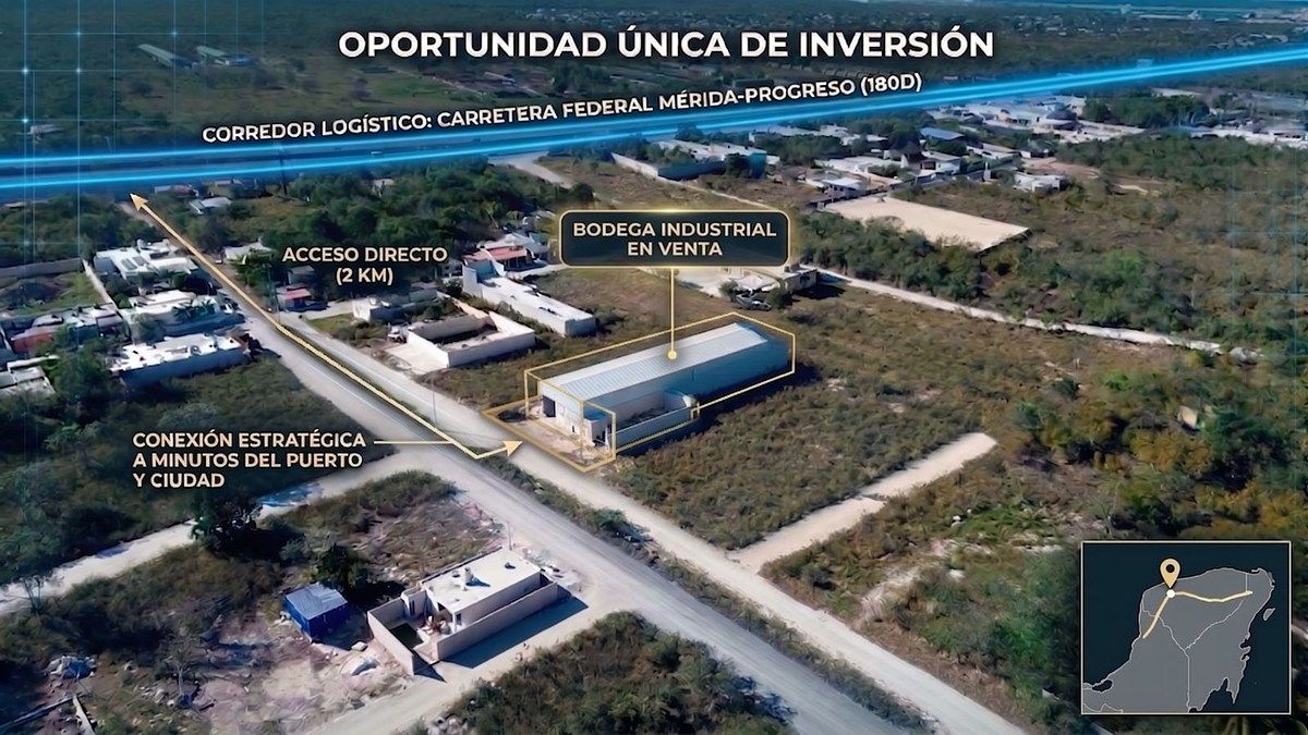 Industrial Warehouse for Sale in Paraíso, Merida, Yucatán, photo 1 of 8