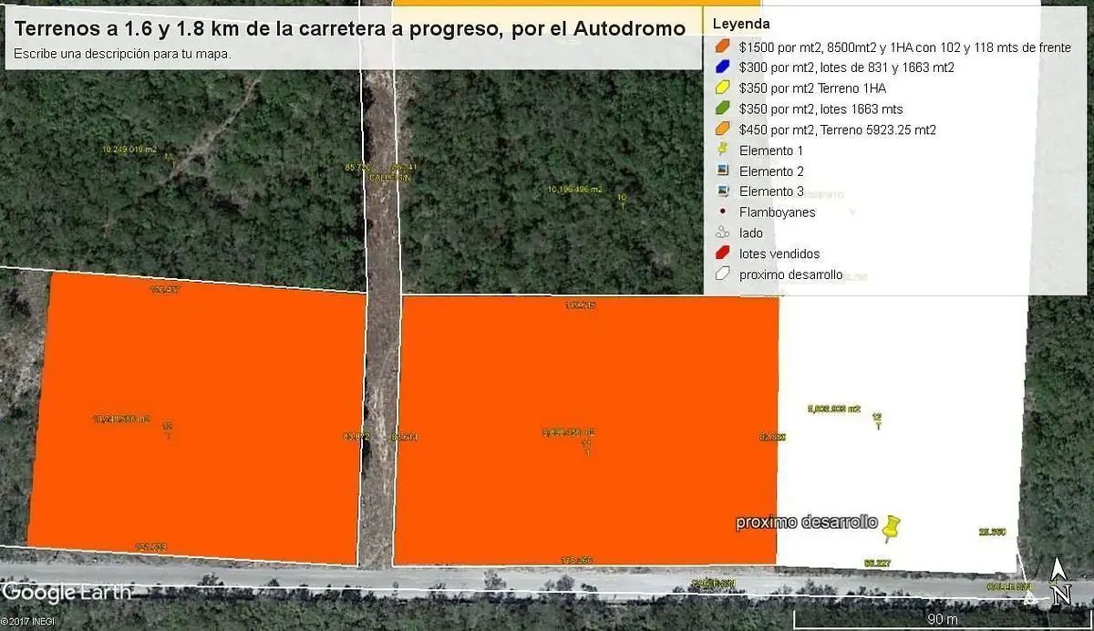 Terreno en Paraíso, Progreso, foto 3 de 5