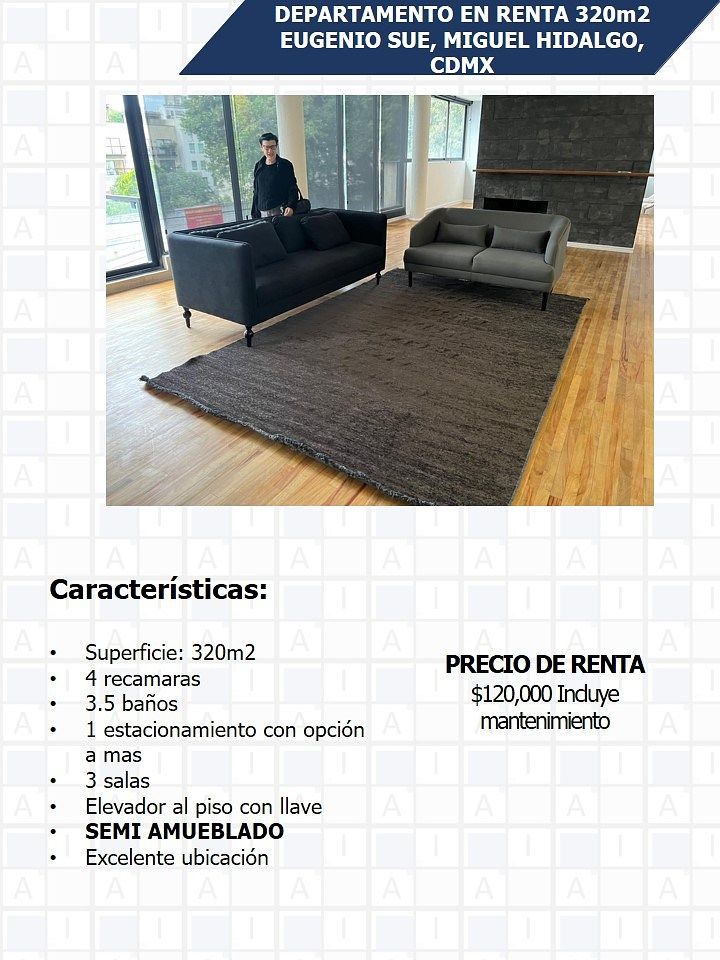 Apartment in Polanco IV Sección, Miguel Hidalgo, photo 2 of 4