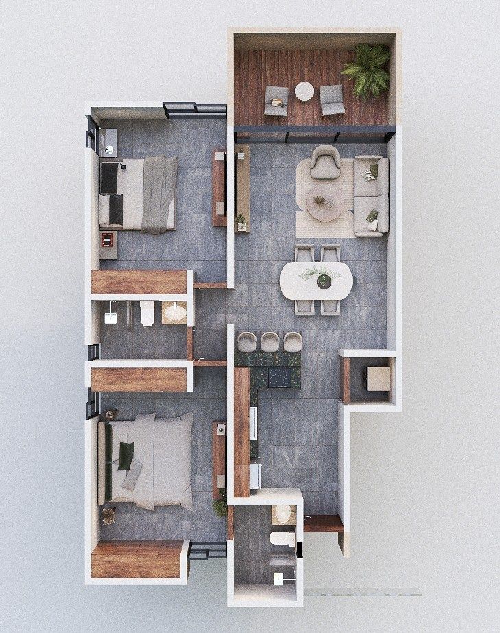 Departamento en Temozón Norte, Mérida, foto 6 de 12