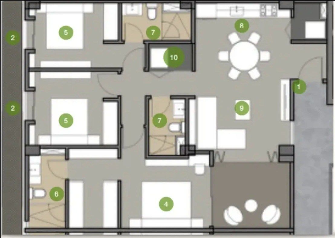 Apartamento em Vallarta Norte, Guadalajara, foto 2 de 7