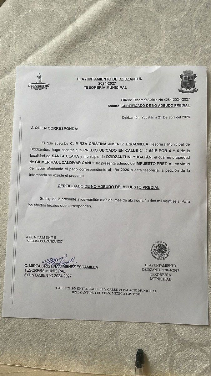Lote em Santa Clara, Dzidzantún, foto 4 de 8
