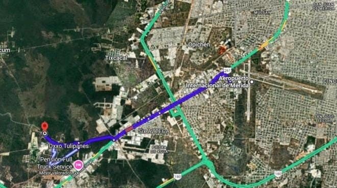 Terreno de 8,1 hectares a 9 km do aeroporto internacional de Mérida., foto 1 de 4