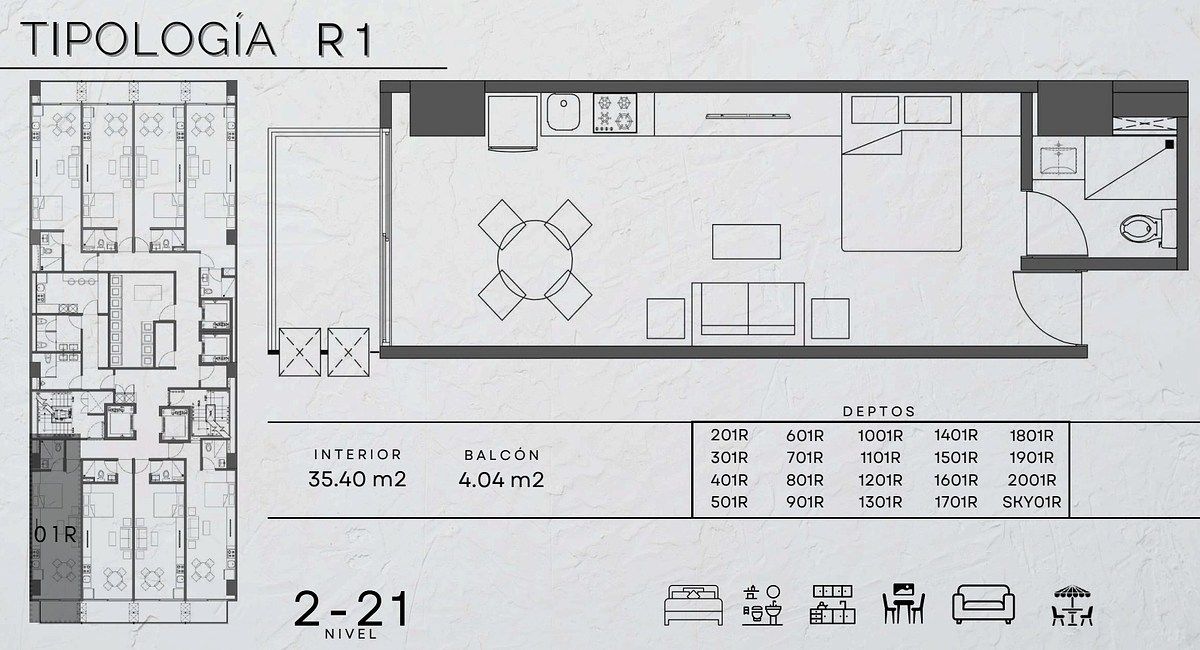 Apartamento em Tabacalera, Cuauhtémoc, foto 9 de 21