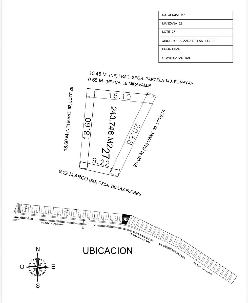 Lote em Las Calzadas, Durango, foto 3 de 3