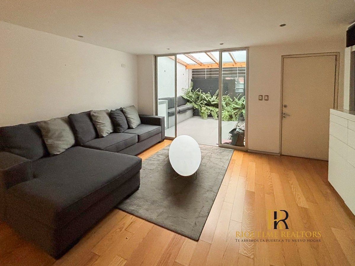 Renta departamento con terraza privada. Cuauhtémoc, foto 1 de 19