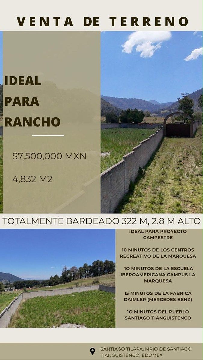 Lot in San Felipe Mirasol (El Mirasol), Tianguistenco, photo 4 of 4
