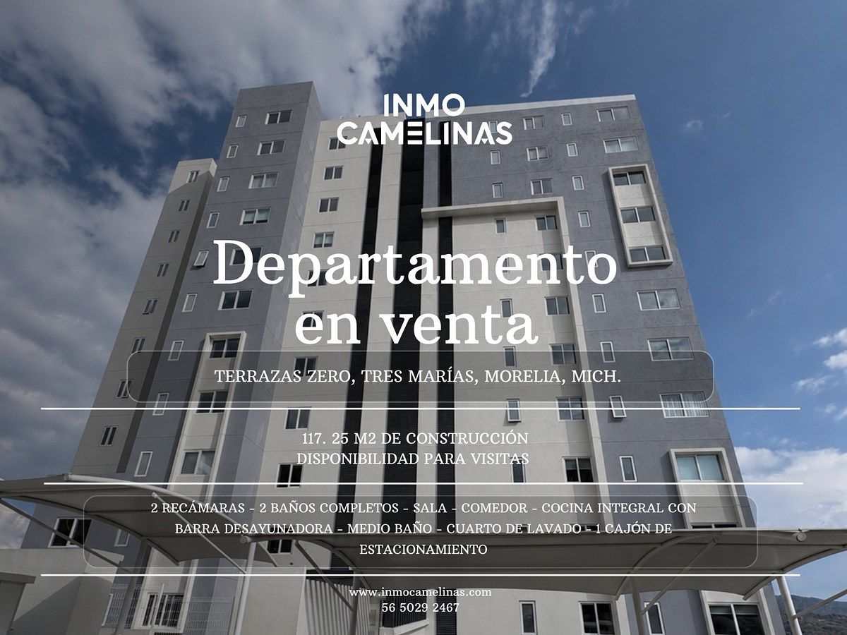 Departamento en Venta en Terrazas Zero, Tres Marías, Morelia, Michoacán, foto 1 de 14