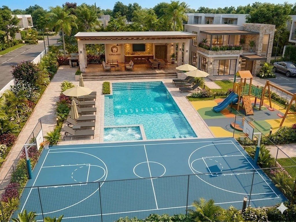 Casa de un nivel en Proyecto con casa club, Jubey, Boca Chica, foto 1 de 10