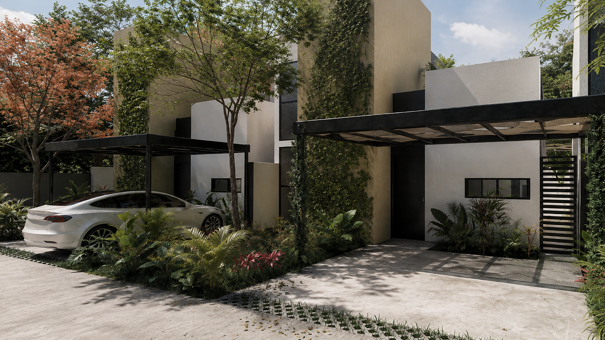 PREVENTA DE CASA DE 3 REC. CON PISCINA AL NORTE DE MÉRIDA - ENTREGA DIC 2027, foto 1 de 7